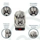 thumbnail image 3 of Silla De Auto Convertible Supra 360° Gris Claro, 3 of 11
