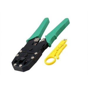 Genérico - Crimpeadora Mas Pelacables Incluido Rj45 Rj11 Comunicacion , Ethernet