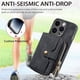 thumbnail image 2 of Funda Tipo Cartera con Correa Cruzada para iPhone 15 Pro Protección Contra Golpes Negro, 2 of 5