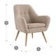 thumbnail image 3 of Poltrona Rosen Bartolo Pata Metálica Tela Taupe Claro, 3 of 4