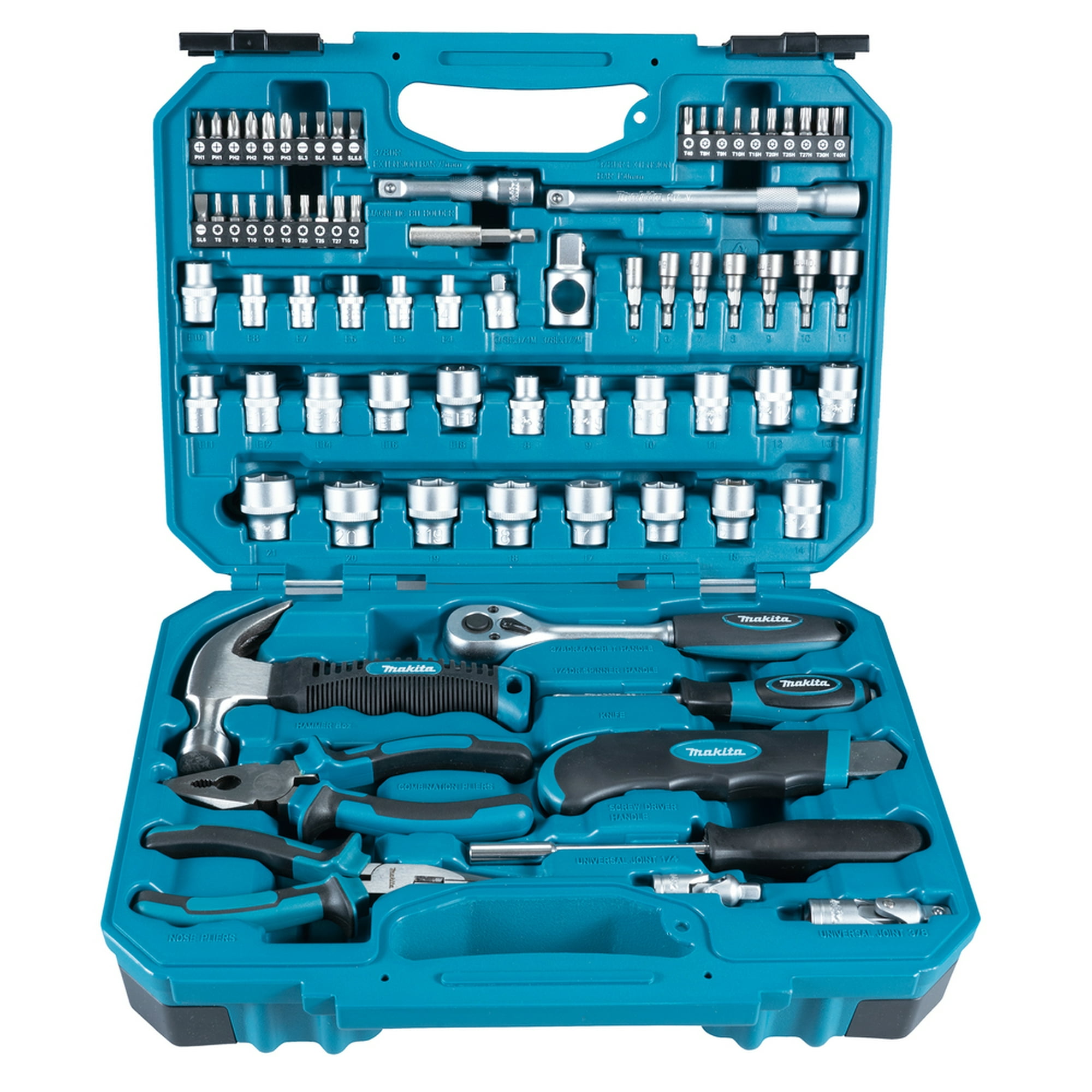 Makita - Maleta E-10899 Con Set Acc Y Herram Manuales 76 Pzas