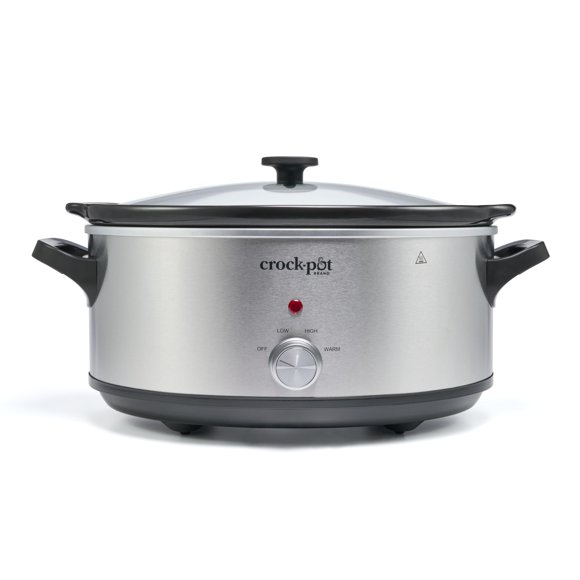 Crock-Pot 10L Olla de Cocción Lenta de Acero Inoxidable