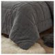 thumbnail image 1 of Cobertor Chiporro con Relieve King - Gris Oscuro Valencia A12, 1 of 4
