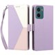 thumbnail image 3 of Funda Cartera Tricolor para Motorola Moto G05 con Soporte, Morado, 3 of 6