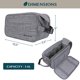 thumbnail image 4 of Neceser de Viaje PAVILIA Esenciales para Hombre - Kit de Afeitado Dopp, 4 of 7