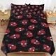 thumbnail image 2 of Spider-Man Mask 3 Piece Sets Full/Queen Size - Reversible Microfiber Quilts with 2 Shams Soft Lightweight Bedspread Coverlet Comforter for All Season Bed Sheets, 2 of 5