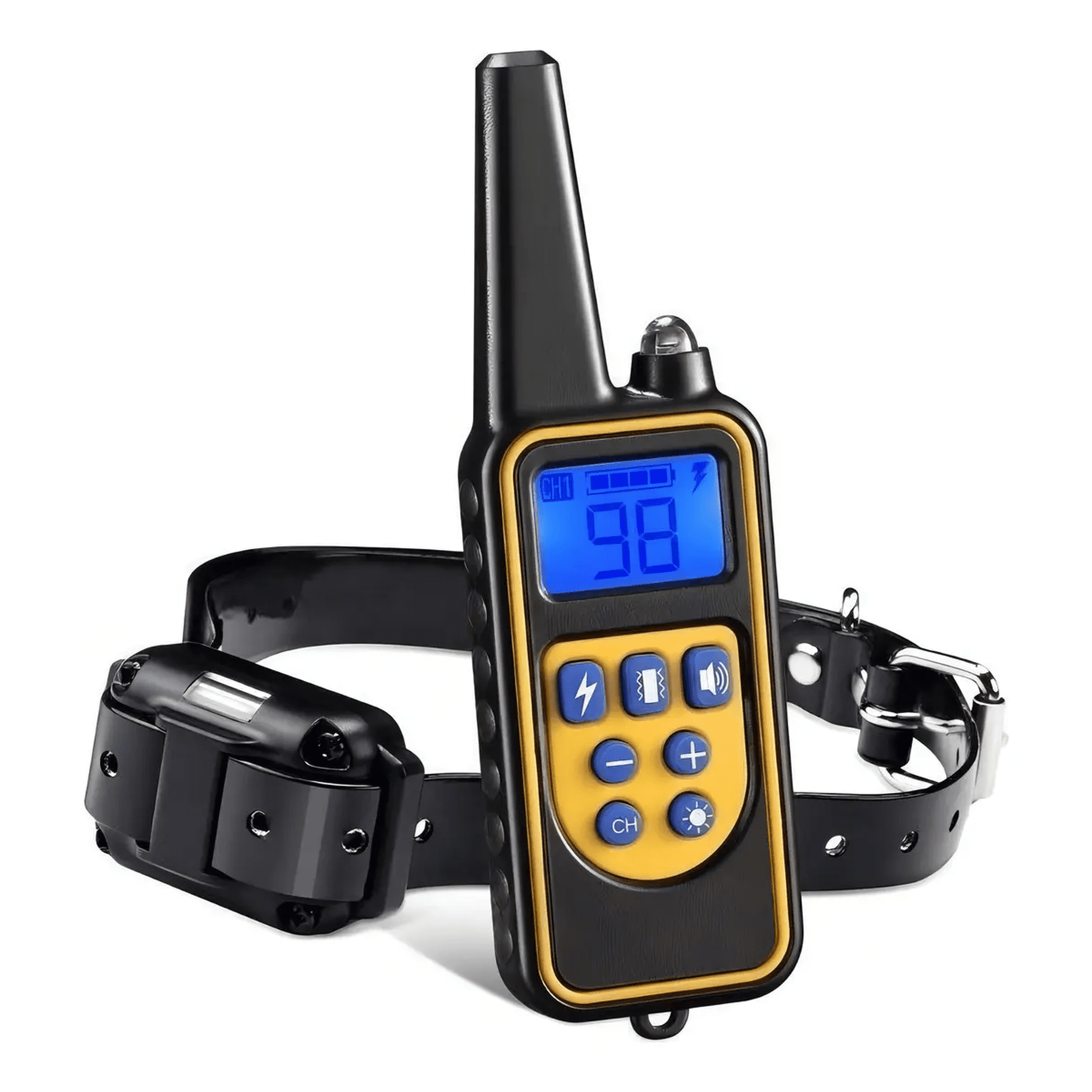 Collar De Choque Belug Entrenamiento De Eléctrico Automático Negro Naranja