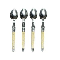 Laguiole Jean Dubost - Set 4 Cucharass Moka Marmol