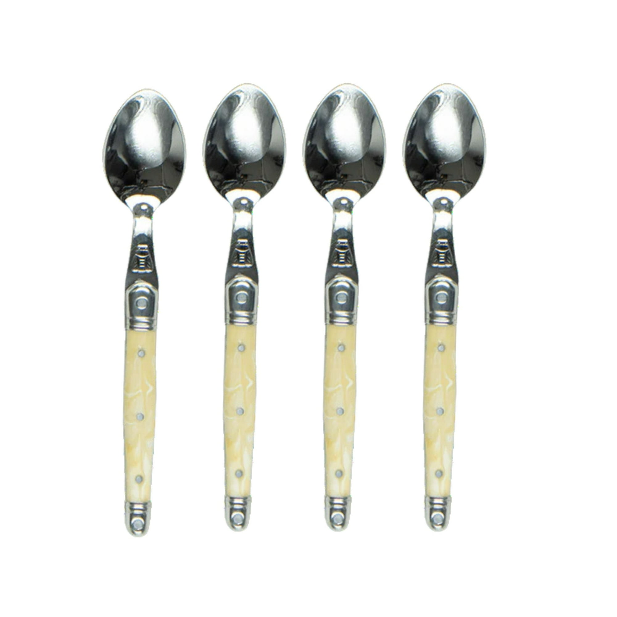 Laguiole Jean Dubost - Set 4 Cucharass Moka Marmol