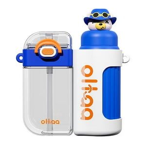 Total Click - Botella De Agua 2En1 Para Niños Escolar 720Ml Azul Infantil