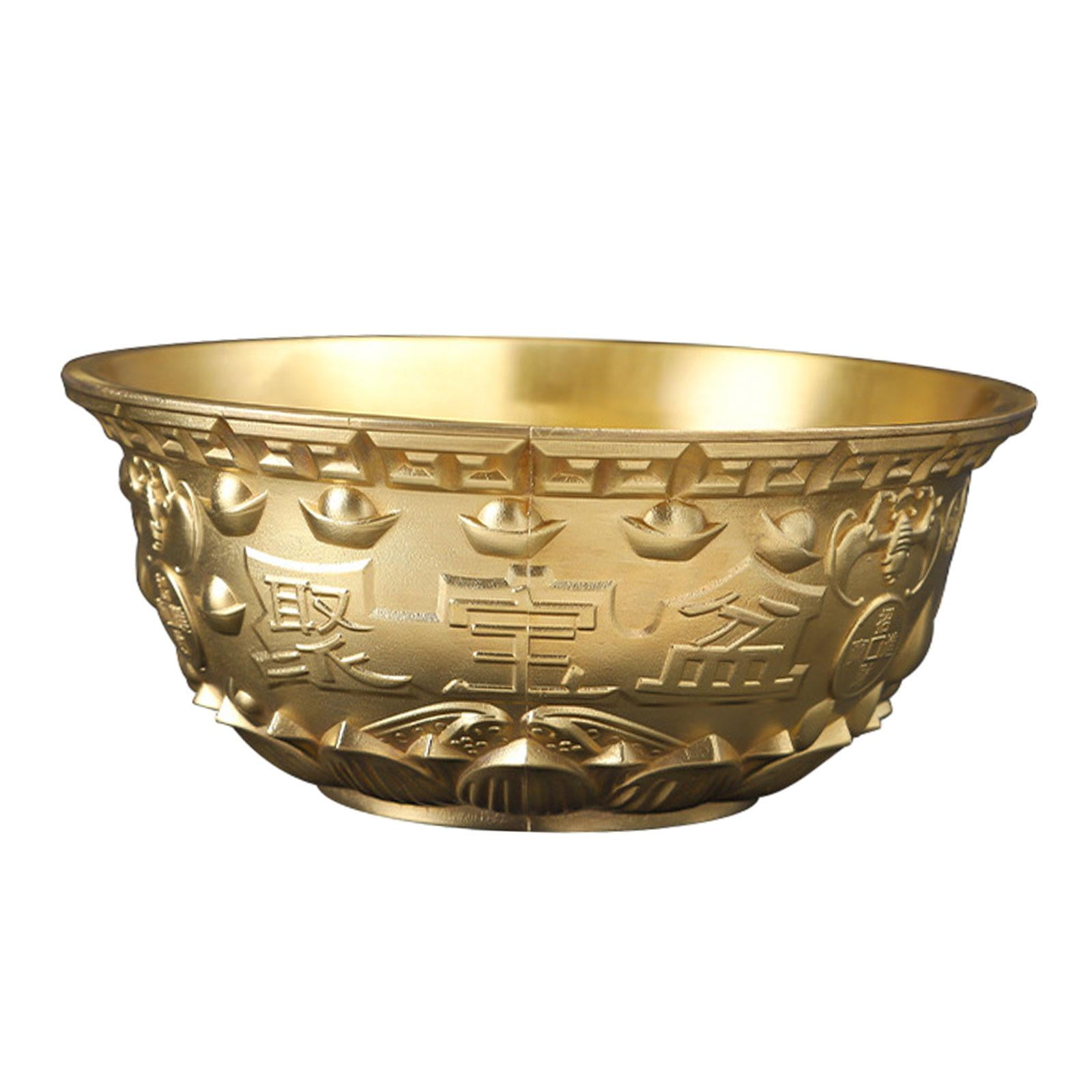 Bothyi - Feng Shui Treasure Basin Exquisito Adorno De Mesa Para Oficina, Escritorio De Boda