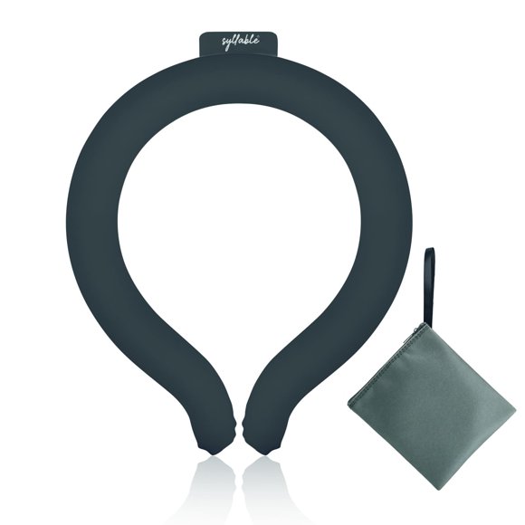 Enfriador de cuello reutilizable Syllable negro 150 g con bolsa
