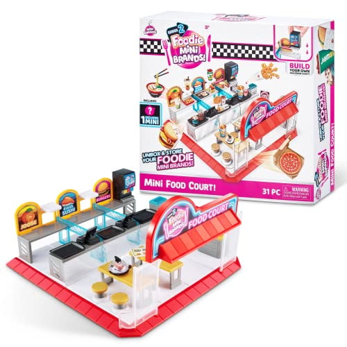 Patio De Comidas Playset Mini Brands Foodie Series 2 Con 1 Excl