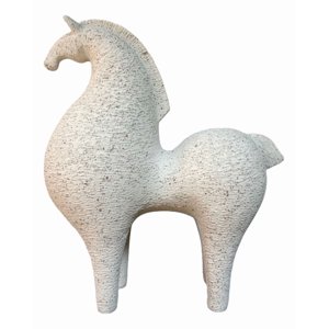 Genérico - Estatua Decorativa Figura Estilizada Caballo Elegante Jhn