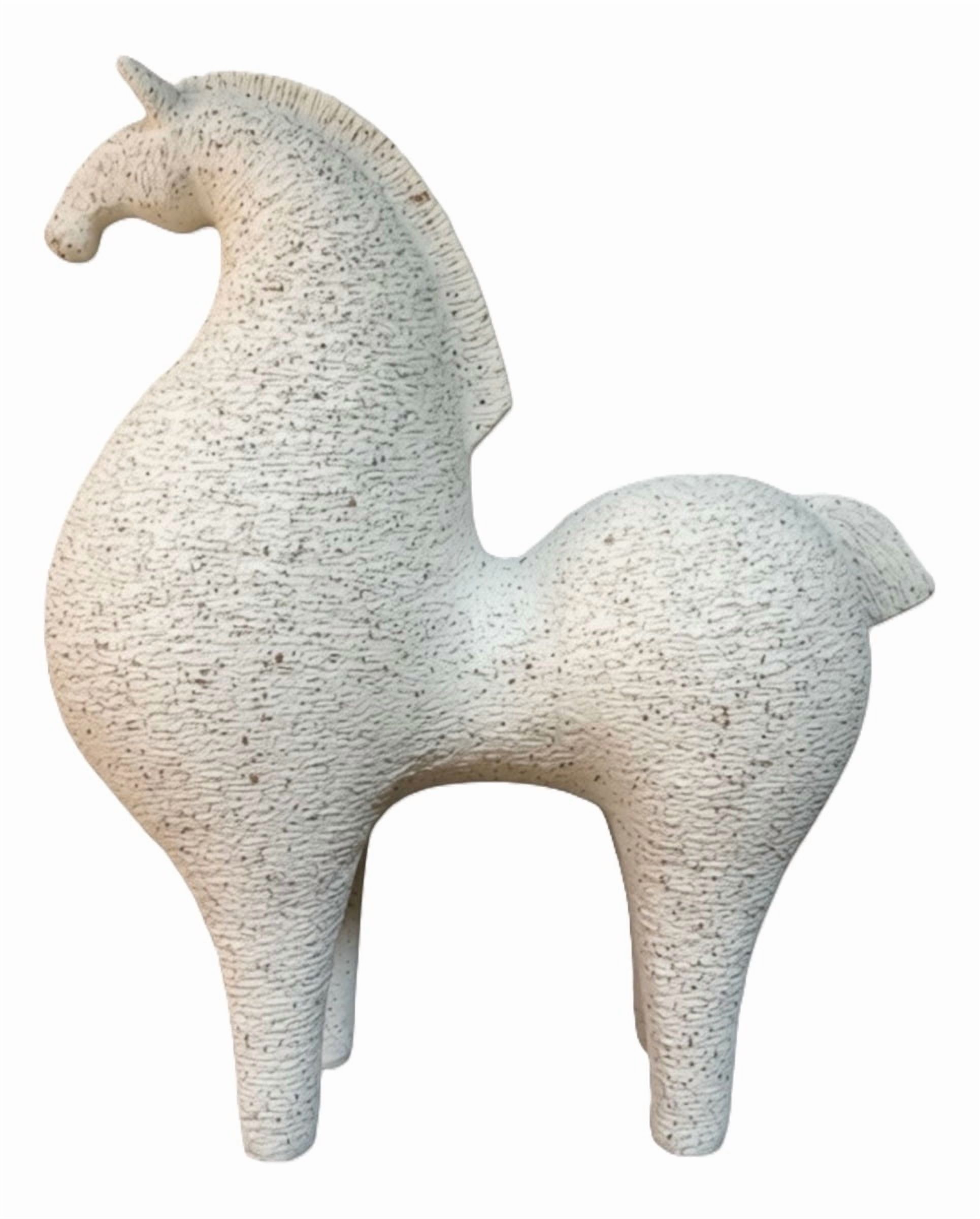 Genérico - Estatua Decorativa Figura Estilizada Caballo Elegante Jhn