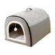 thumbnail image 2 of Tienda De Campaña Para Perros, Refugio Para Mascotas, Casa Plegable Para Perros Y Gatos Para El Suelo En Invierno, Para Gatos De Interior, L, Gris, 2 of 3