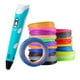 thumbnail image 1 of Lapiz impresora 3D ABS 3D PEN-2 RP100B LCD 1,75 mm - Azul + Set filamentos 200m, 1 of 5