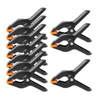 Magideal - 10 Piezas De Clips Para Fondo De Fotografía, Abrazaderas De 4 Pulgadas, Portátiles, Herramientas Manuales De Bricolaje, Clips De Resorte Para Papel De