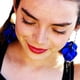 thumbnail image 2 of Aros Plata Raffaella Azul Cobalto, 2 of 3