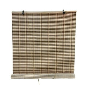 Importclick - Cortina Persiana Roller Enrollable Bambú Chocolate 120X180 Cm