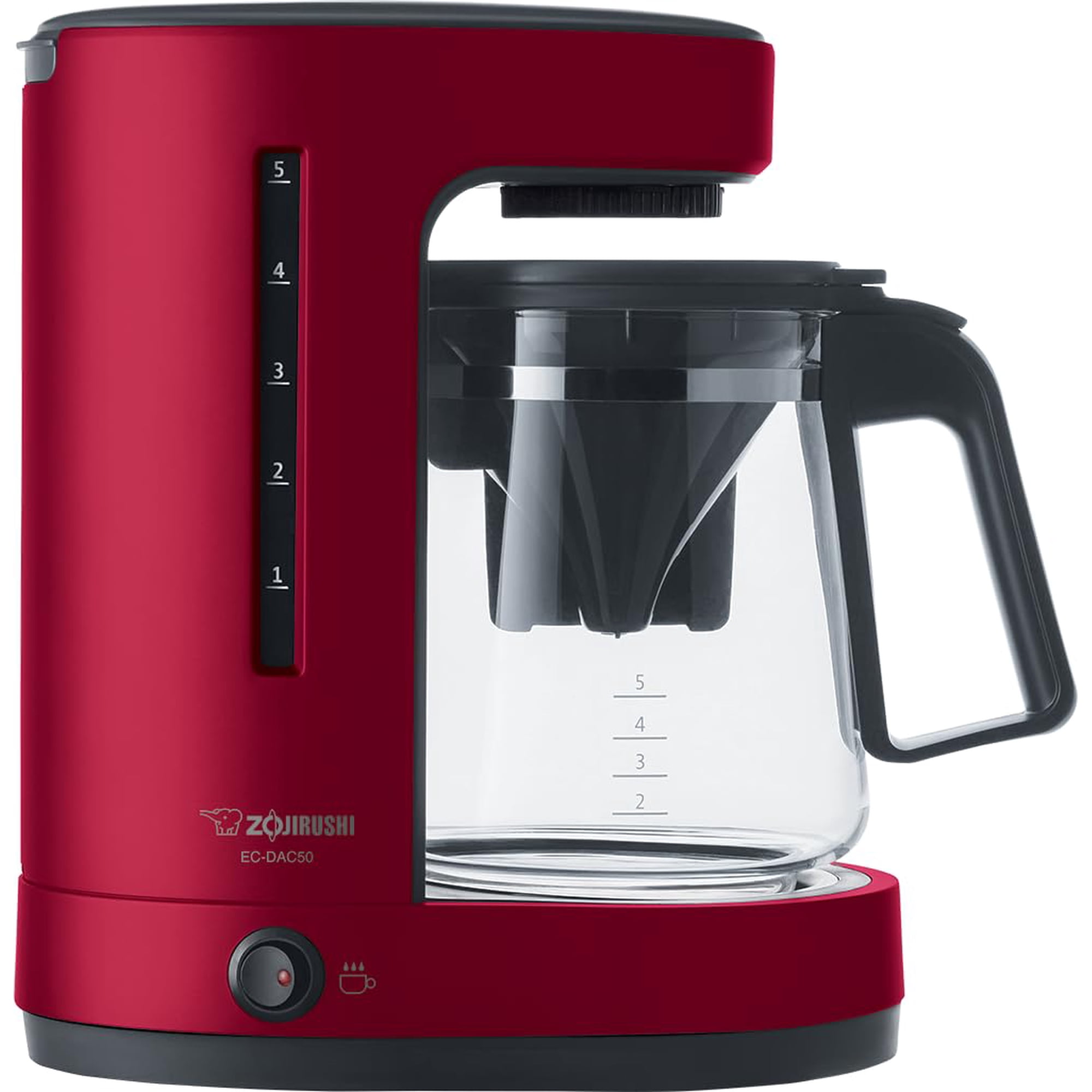 Cafetera Zojirushi Ec-dac50ra Zutto 5 Tazas Roja Libre De Pfas