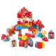 thumbnail image 2 of Bloques De Construcción Grandes 80 Piezas Para Niños Infantil rojo, 2 of 8