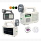 thumbnail image 3 of Kit Lámpara De Emergencia Solar Linterna Panel Solar Led Ambiental + 2 Lampara Ovalo Solar + Radio Puerto Usb Carga YXZ 2RL, 3 of 7