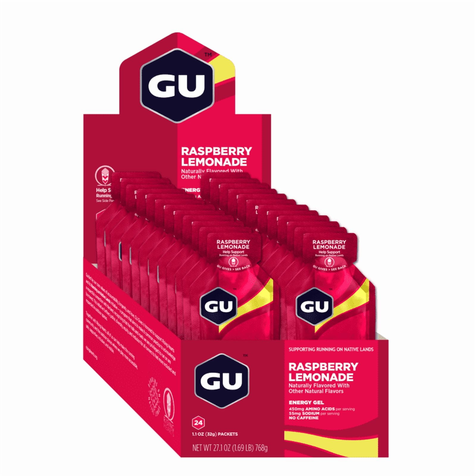 Gu Energy - Gu Box Energy Gel, Raspberry Lemonade