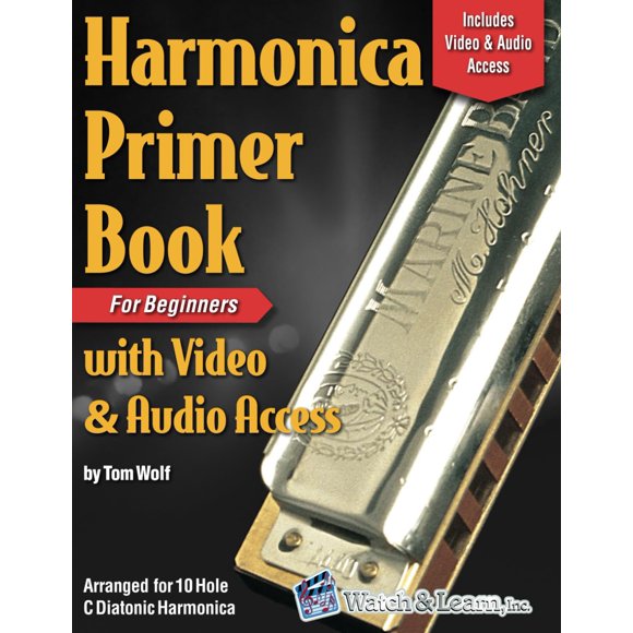 Book Harmonica Primer para principiantes con acceso a vídeo y audio