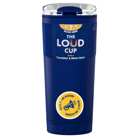Botella Loud Cup 473 ml 2‑en‑1 Botella de Agua Azul Marino