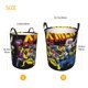 thumbnail image 5 of X-Men '97 Cesta de lavandería de gran capacidad redonda con asa, bolsa para ropa sucia plegable, almacenamiento para dormitorio, baño y lavadero 44x35 cm, 5 of 6