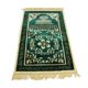 thumbnail image 2 of Alfombra De Oración Musulmana, Tapiz Bordado Eid, Alfombra Antideslizante, Verde, 2 of 5