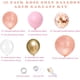 thumbnail image 4 of Kit de arco de guirnalda de globos de oro rosa - 152 piezas de globos de látex de confeti de oro rosa, rosa, blanco y dorado para baby shower, boda, cumpleaños, graduación, aniversario, despedida de s, 4 of 7