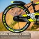 thumbnail image 5 of Bicicleta Niño Infantil Montain Bike Mtb Con Ruedas Aro 20 Amarilla, 5 of 5
