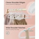 thumbnail image 5 of Perchas para bebés SONGMICS, 60 unidades, de plástico, para niños de 0 a 6 años, color blanco, 5 of 6