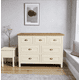 thumbnail image 1 of Cómoda 7 Cajones Mueble de Madera Nativa para Dormitorio - Beige - 120x40x90 cm, 1 of 3
