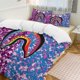thumbnail image 1 of Abstract Pink Blue Rainbow Bape Shake Camo Comforter Set Soft 3 Pcs Twin Bedding Sets Thicken for All Season, 1 of 5