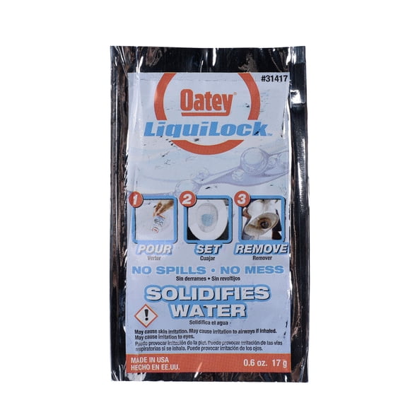 Gel Oatey 31417 Liquilock para retirar el inodoro 17 g