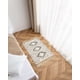 thumbnail image 5 of Alfombra de Lino Bajada de Cama estilo Boho medida 60 cm x 90 cm, 5 of 6