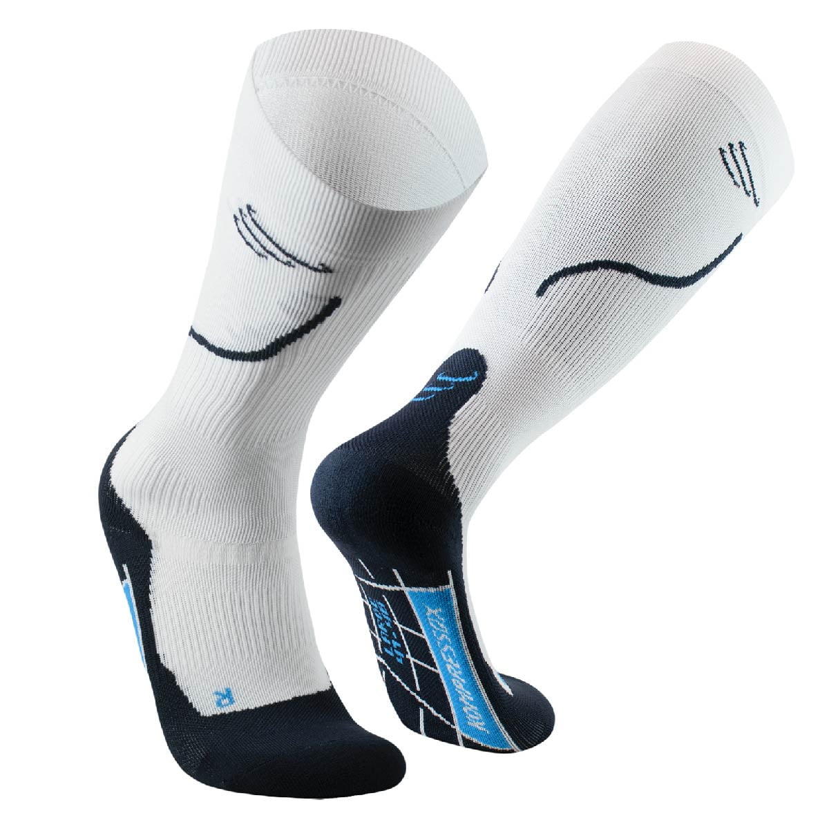 Silvera Nanotech - Calcetines Compresión Para Running Ciclismo Fútbol Vóley Gym Para Hombre Y Mujer Deportivos