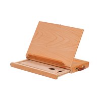 Bothyi - Caballete De Madera Con Superficie Lisa, Caballete De Mesa Para Pintura, Dibujo, Dibujo S