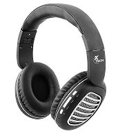 Xtech - Audifonos Bluetooth Palladium Negro Silver