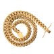 thumbnail image 4 of Collar Punk de acero inoxidable con eslabones pesados ​​con cadena cubana de 12 mm 56 cm., 4 of 5