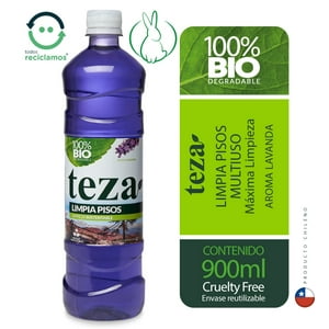 Limpia Pisos Teza Biodegradable Lavanda 900Ml