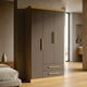 thumbnail image 1 of Closet Yardas Leticia Titanio 3 Puertas 2 Cajones, 1 of 6