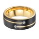 thumbnail image 5 of Anillos Geniales De Acero Inoxidable Con Incrustaciones De Diamantes De 8 Mm De Ancho Para Bodas De Hombres 7, 5 of 5