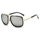 thumbnail image 1 of Gafas de sol de moda europeas y americanas con el mismo estilo, montura de metal, doble haz, personalidad, montura grande, gafas de sol vintage, 1 of 6