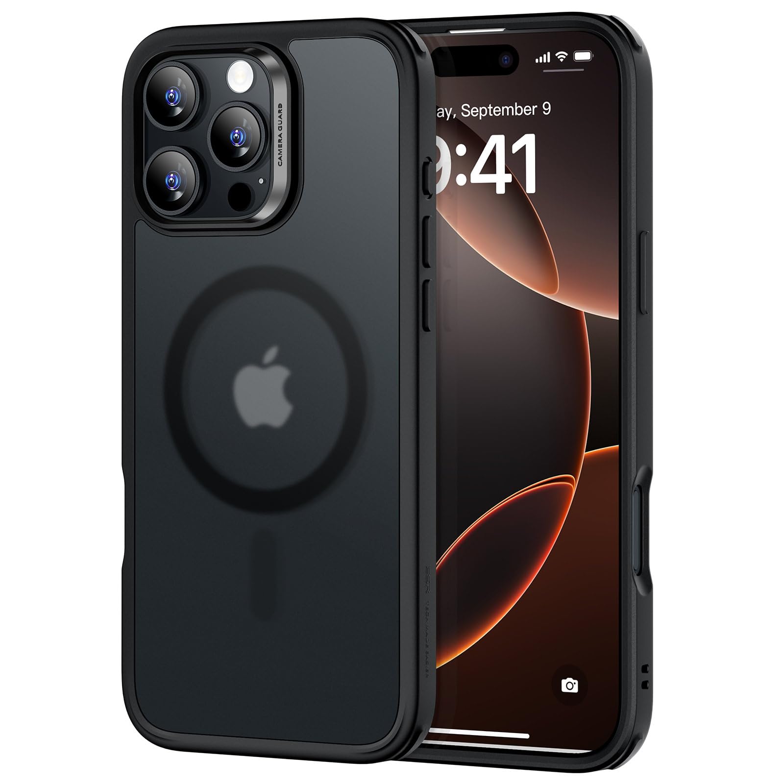 Funda De Teléfono Esr Para Iphone 16 Pro Max Con Magsafe Frosted Black