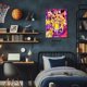 thumbnail image 2 of Póster MENKARWHY de Luka Doncic firmado – Arte mural de baloncesto, 2 of 6