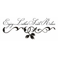 Rienda Libre Graphics - Decomural Enjoy Lather Soak Relax Bathroom Ws-40802